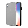 Чехол Lab 0.4 Case для iPhone X, матовый, прозрачный 50071